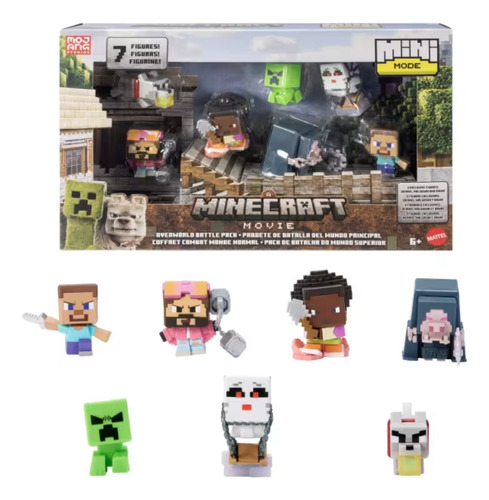 Multipack Figura De Acción JFM37 La Película Mini Minecraft