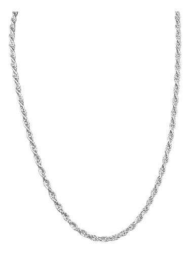 Cadena Torsal Plata 925 Italiano 51cm Belleza