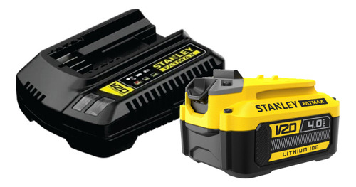 Carregador Bivolt + 1 Bateria De 4ah V20 20v Stanley Nf