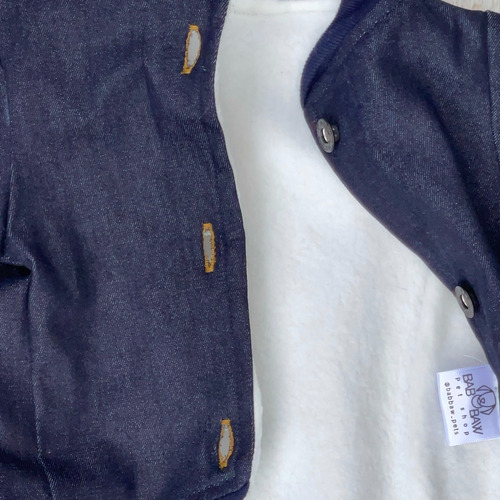 Imagen 3 de 4 de Chaqueta De Jean Para Mascotas Talla L