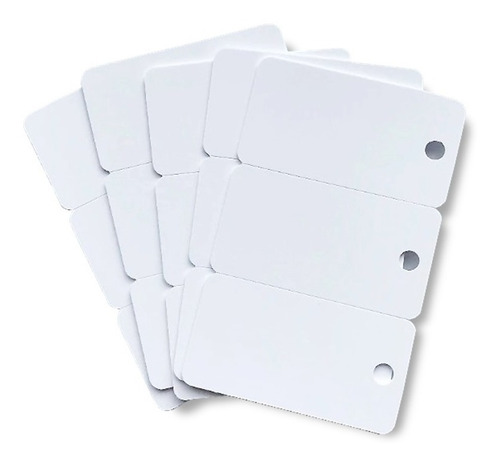 100 Tarjetas Pvc Zebra 3en1 Llavero Impresora Credenciales