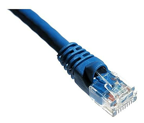 Cable De Red Cat6a 50ft Blindado (azul)