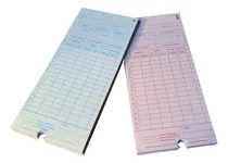 Comprar Set 100 Tarjetas Reloj Control Asistencia