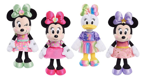 Disney Junior Minnie Mouse - Puf De Peluche Con Diseño De Mi
