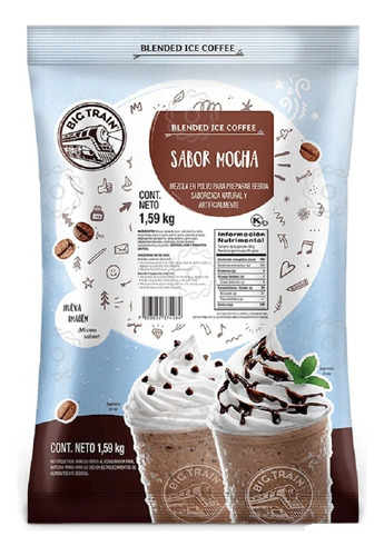 Big Train Sabor Mocha Para Frappés - Bolsa De 1.59 Kg