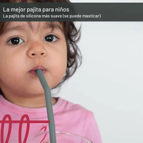Pitillos Flexibles Ecologicos Reutilizables Silicona X4