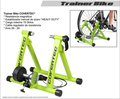 Trainer Bike / Covertec® / Entrenamiento Estático Aro26 A 29