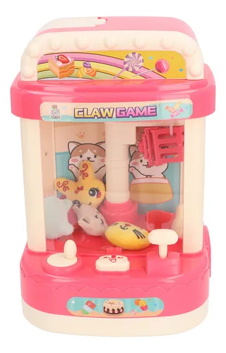 Maquina de garras CUTICAT Juego de Garra con Luces Mini Máquinas Expendedoras para Agarrar Juguetes de Interior con Música y Luces rosa | en línea