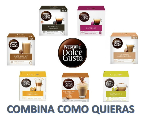 Capsula Nescafe Dolce Gusto - Oferta 12 Cajas X 16 Unid.