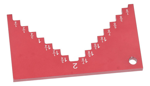 Mesa Anodizada Roja De Aleación De Aluminio Con Manómetro Es