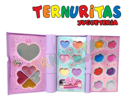 Set Maquillaje Infantil Diario Magico Artistico Sb Ct