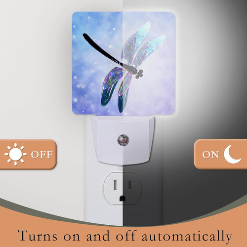 Luz Nocturna De Libélula Para Niños, Luz Nocturna Led De Lib