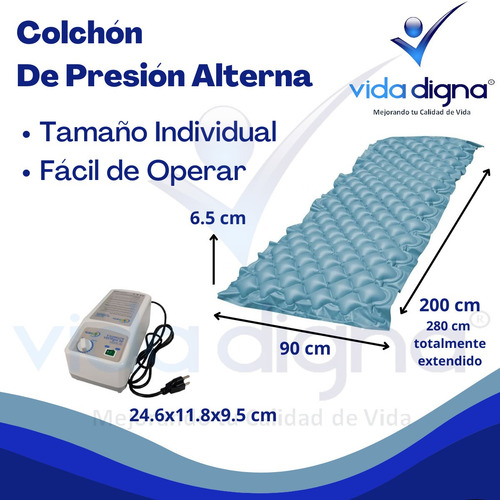 Colchon De Presion Alterna Antillagas - Color Azul