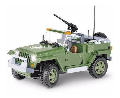 Jeep Wrangler Militar -  250 Pçs - Cobi