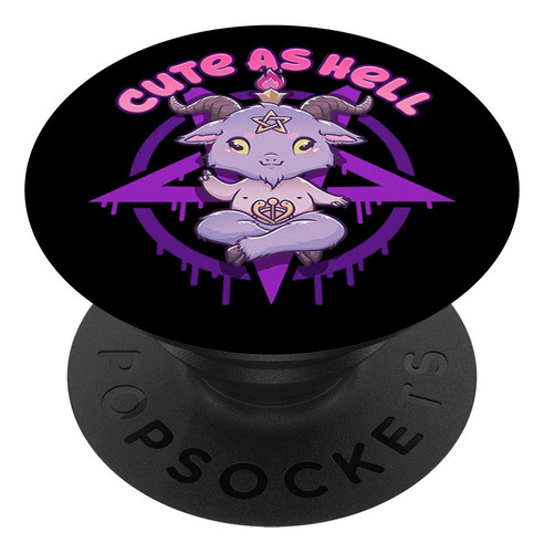 Lindo Como Infierno I Anime Pastel Goth Baphomet Popsockets