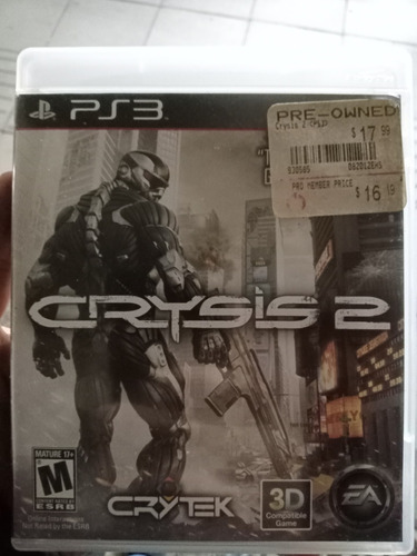 Crysis 2 Juego Ps3 Físico Original 