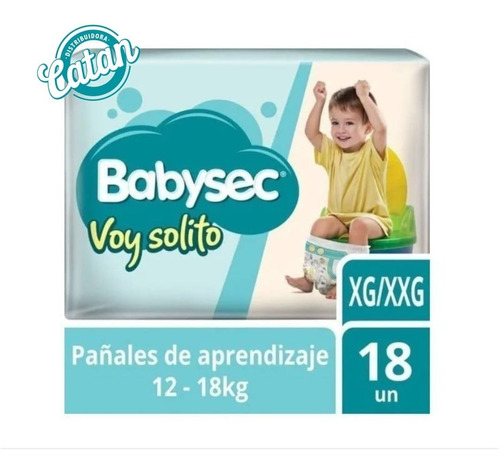  Pañales Babysec Voy Solito (18 Unidades)