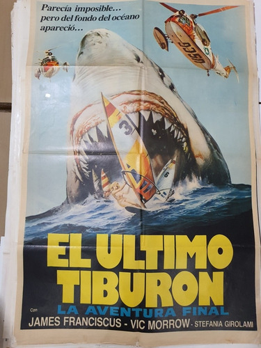 Afiche De Cine Original-el Ultimo Tiburon-1630