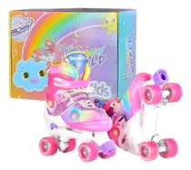 Comprar Patines 4 Ruedas Rollers Artisticos Luces Nena Niña Infantil