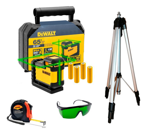 Nivel Laser 2 Linhas Verde Dewalt 360º Dw03601g + Acess