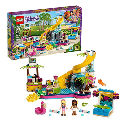 Lego Friends Andrea's Pool Party 41374 Toy Pool Building S