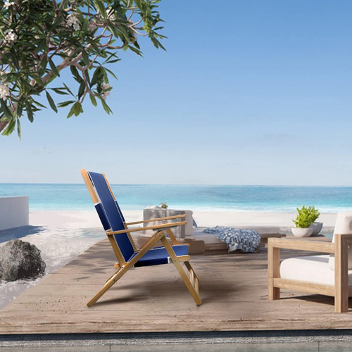 Foh silla de jardin plegable tumbona alberca sol playa