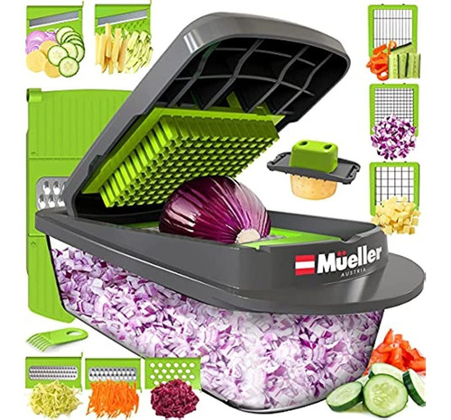 Mueller Pro-series 10-in-1, 8 Blade Vegetable Slicer, Onion 