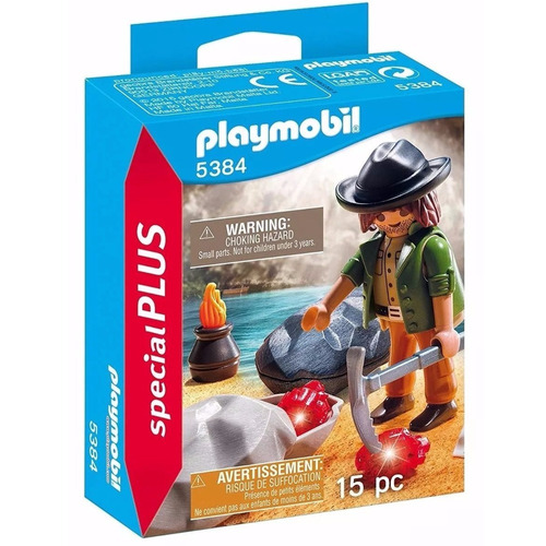 Playmobil 5384 Buscador De Gemas Con Accesorios