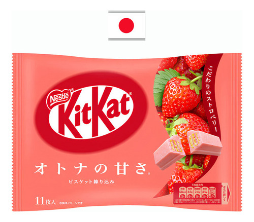Chocolate con sabor a fresa con galleta Nestlé