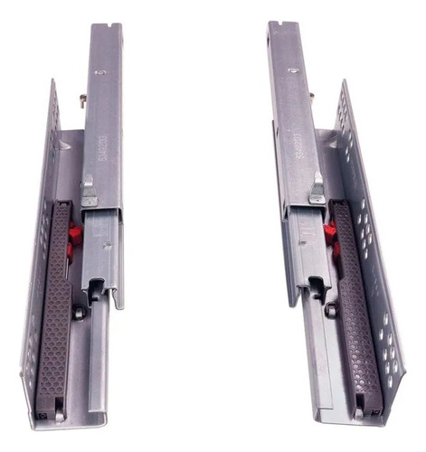 Corrediça Para Gaveta Invisa Gt2 Extraçâo Total 350mm Hafele