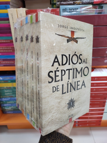 Libros Adiós Al Séptimo De Línea - 5 Tomos - Jorge Inostrosa