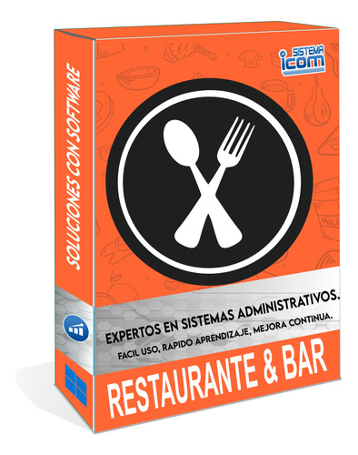 Sistema Para Restaurante, Bares, Fondas  1 Año 1 Pc