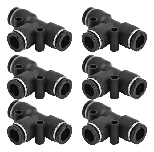Conector Neumático, 10 Piezas, Montaje De Tubo, Duradero, Es