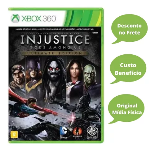 Jogo De Luta Liga Da Justiça Xbox 360 Original Injustice