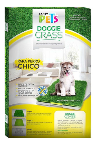 Tapete Entrenador Para Perro Doggie Grass Ch 68 X 43 Cm