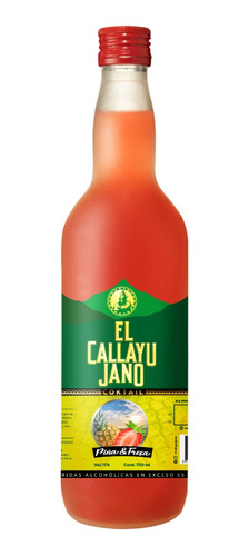 Coktail De Piña Y Fresa De El Callayujano Cajamarca 750ml