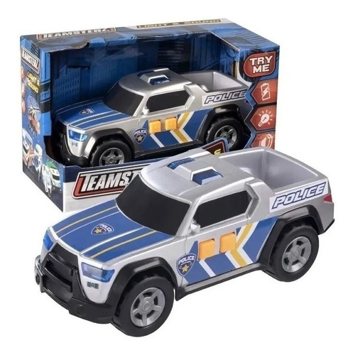Imagen 1 de 4 de Camioneta Policia Luz Sonido Teamsterz 14083 Educando