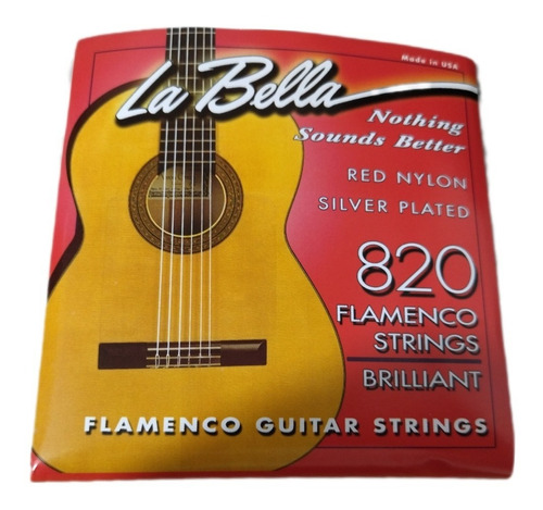 Set De Cuerdas De Nailon Para Guitarra La Bella 820
