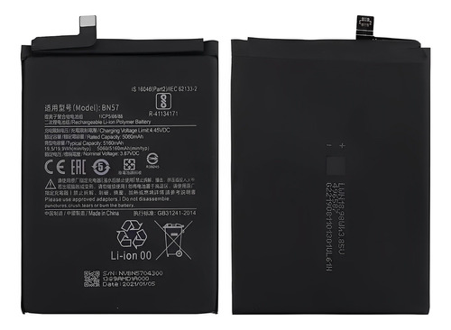 Batería Pila Para Xiaomi Poco X3 Nfc / Poco X3 Nfc / X3 Pro 