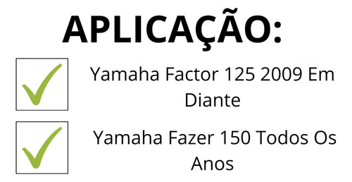 Caixa Direção Factor 125 Fazer 150 Cônica Danidrea