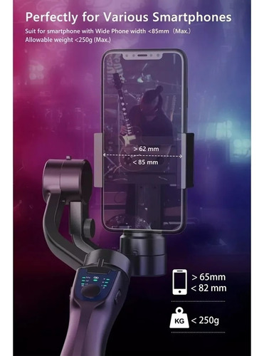 Estabilizador De Celular Soporte Gimbal Estabilizador Camara