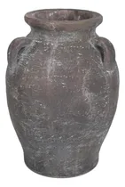 Comprar 9.5 Jarrón De Terracota Negro Jarrones De Cerámica De Piso A