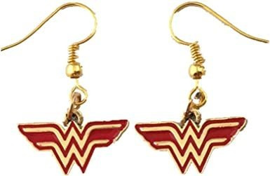 Fandom Bazar Superhéroe Wonde Mujer Pendientes Regalos Para