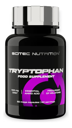 Triptófano (500 Mg.) 60 Cápsulas  Scitec Nutrition