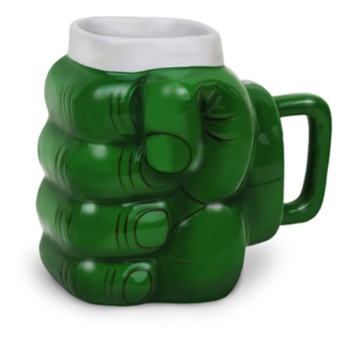 Taza Ceramica Puño Hulk Marvel Bigmouth Inc 354ml