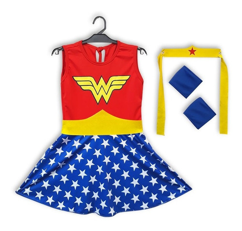 Disfraz Mujer Maravilla Wonder Woman Original Clasico 