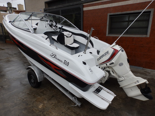 Lancha 3v Nueva Open 510 Evinrude 60 Stock Nautica Milione 6