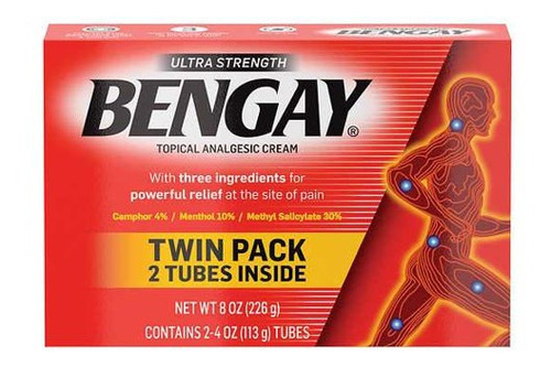 Pomada Bengay Ultra Strength - Kit C/2 Unids 113g Sim
