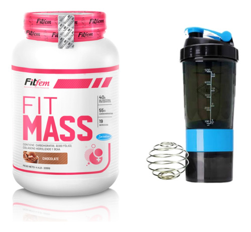 Fit Mass 2kg + Smart Shaker + Delivery Gratis 