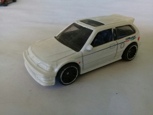 Hot Wheels Then And Now  White '90 Honda Civic Ef Car